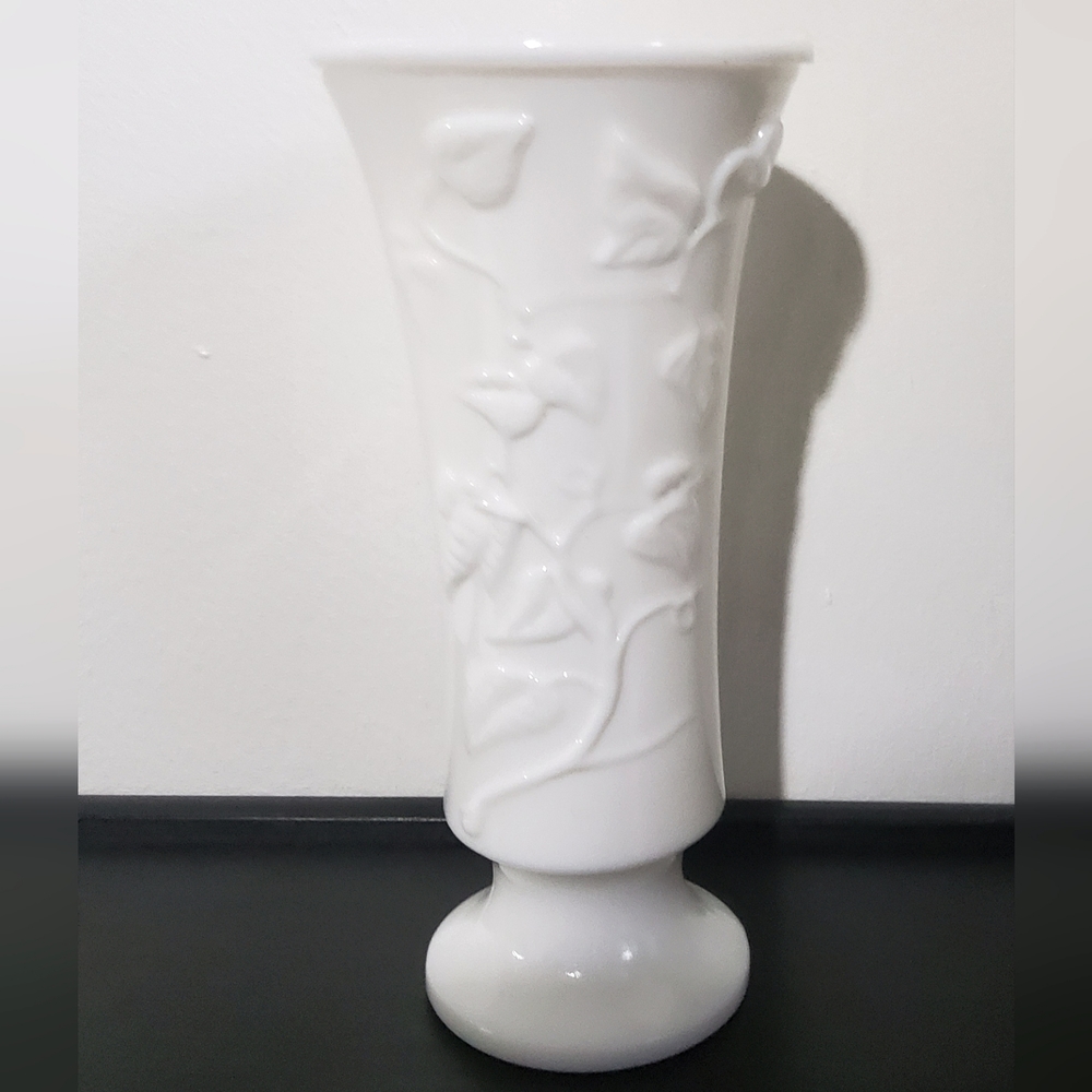 Vintage Milk Glass Vase